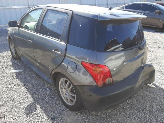 JTKKT624740072363 - 2004 TOYOTA SCION GRAY photo 3