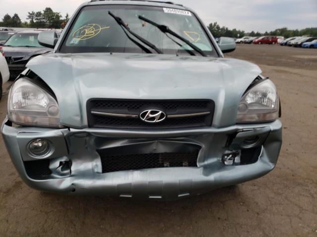 KM8JN12DX7U641778 - 2007 HYUNDAI TUCSON SE SILVER photo 9