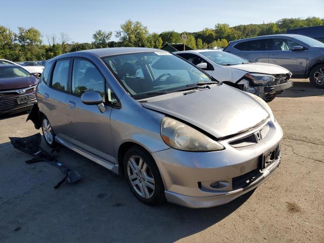 JHMGD38618S001640 - 2008 HONDA FIT SPORT GRAY photo 1