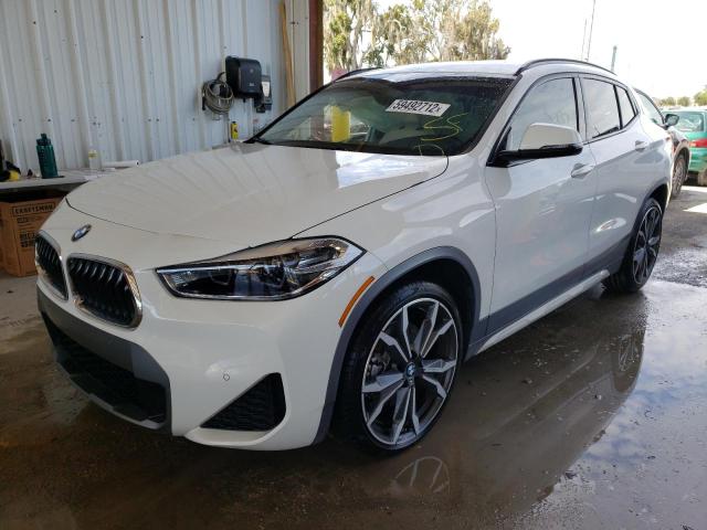 WBXYH9C01N5T79955 - 2022 BMW X2 SDRIVE2 WHITE photo 2