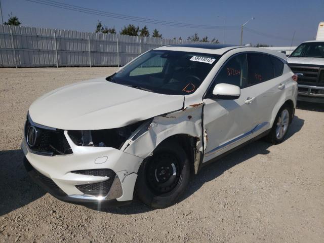 5J8TC2H90KL805714 - 2019 ACURA RDX PLATIN WHITE photo 2