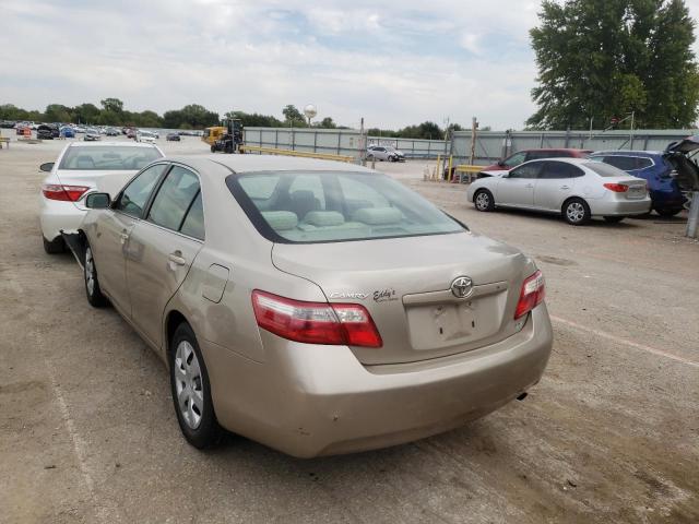 4T1BE46K57U041653 - 2007 TOYOTA CAMRY CE TAN photo 3