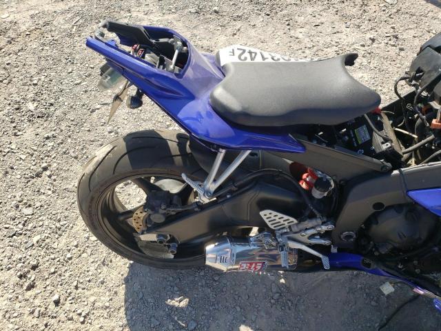 JYARJ12E76A003723 - 2006 YAMAHA YZFR6 L BLUE photo 6