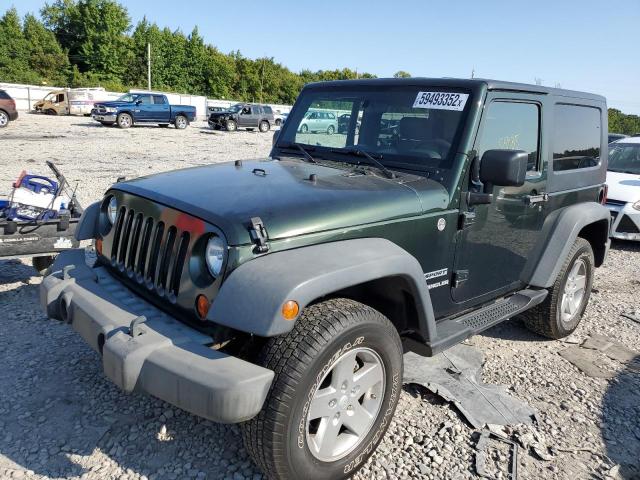 1J4AA2D12AL125205 - 2010 JEEP WRANGLER S GREEN photo 2