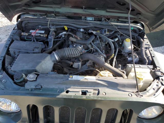 1J4AA2D12AL125205 - 2010 JEEP WRANGLER S GREEN photo 7