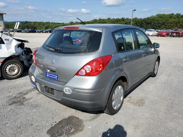 3N1BC1CP5BL493150 - 2011 NISSAN VERSA S GRAY photo 4