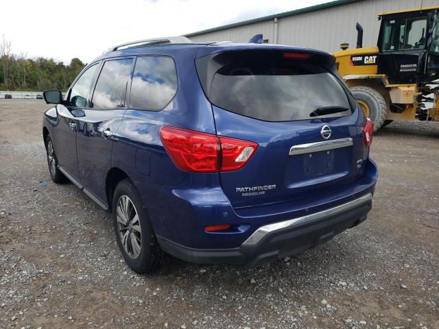 5N1DR2CMXLC599540 - 2020 NISSAN PATHFINDER BLUE photo 3