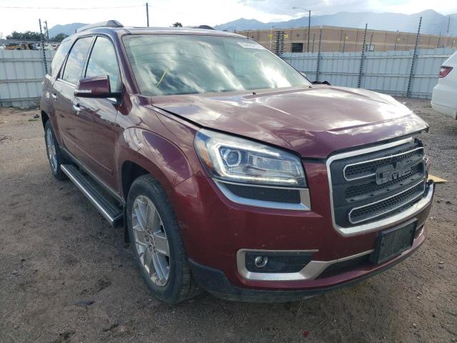 1GKKVSKD4HJ106578 - 2017 GMC ACADIA LIM MAROON photo 1