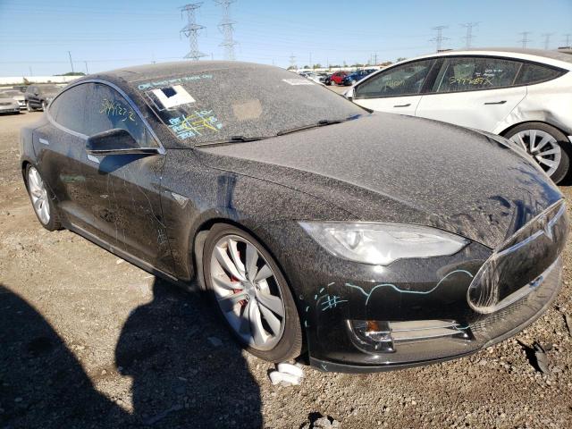 5YJSA1H28EFP66052 - 2014 TESLA MODEL S Negro foto 1