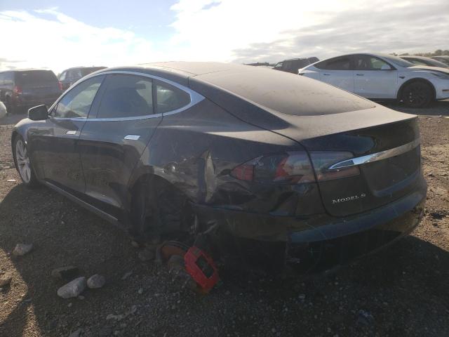 5YJSA1H28EFP66052 - 2014 TESLA MODEL S Negro foto 3