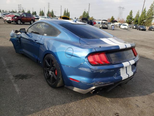 1FA6P8SJ1L5504029 - 2020 FORD MUSTANG SH BLUE photo 3