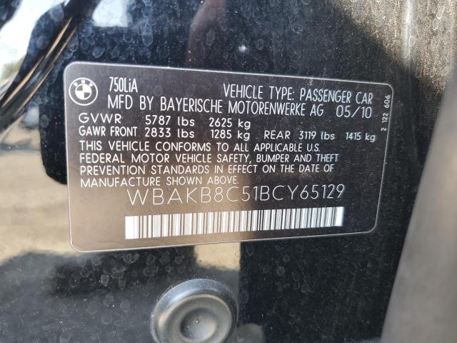 WBAKB8C51BCY65129 - 2011 BMW ALPINA B7 BLACK photo 10