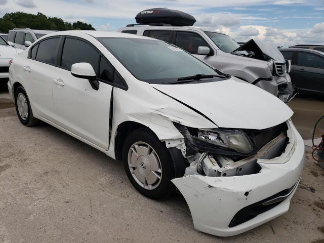 2HGFB2F65DH541897 - 2013 HONDA CIVIC HF WHITE photo 1