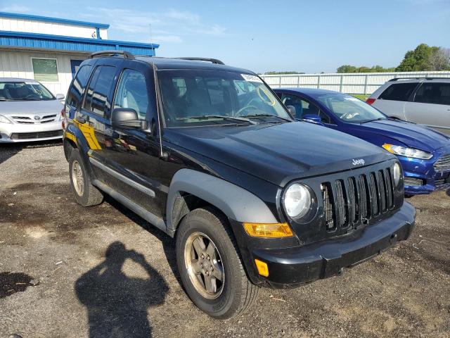 1J4GL38K75W644770 - 2005 JEEP LIBERTY RE BLACK photo 1