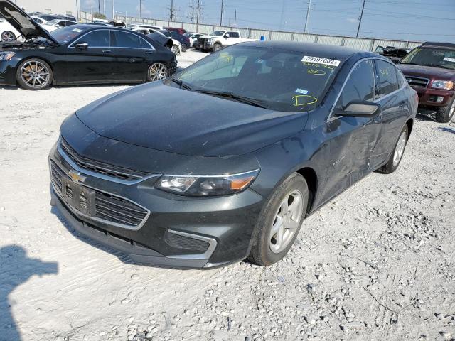 1G1ZB5ST7HF261696 - 2017 CHEVROLET MALIBU LS CHARCOAL photo 2