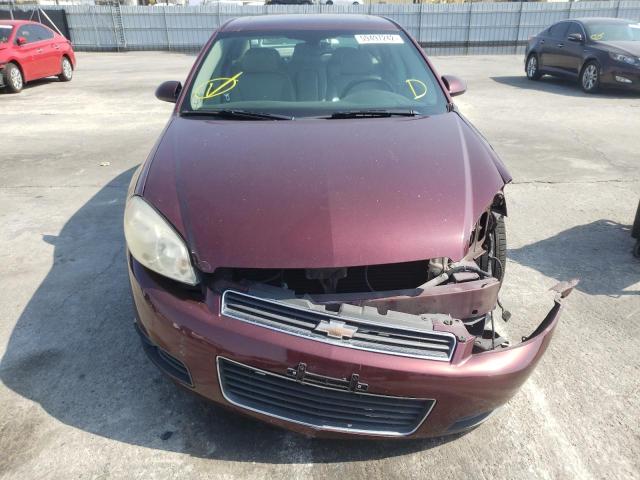 2G1WU58R579172709 - 2007 CHEVROLET IMPALA LTZ BURGUNDY photo 9