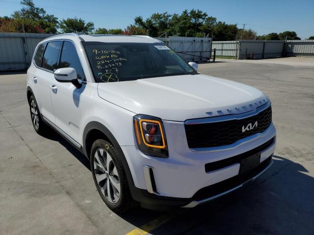 5XYP34HC5NG256292 - 2022 KIA TELLURIDE WHITE photo 1