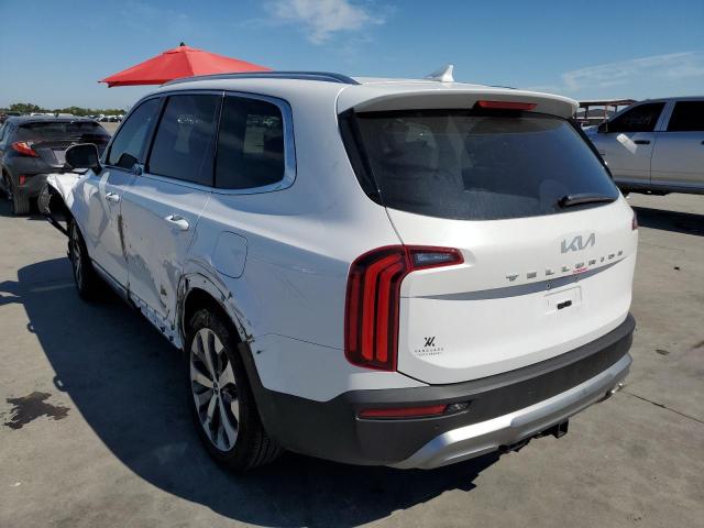 5XYP34HC5NG256292 - 2022 KIA TELLURIDE WHITE photo 3