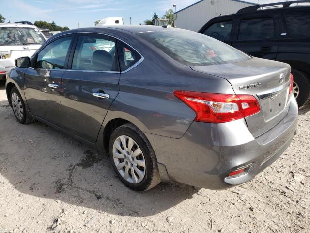 3N1AB7AP7HY393664 - 2017 NISSAN SENTRA S GRAY photo 3