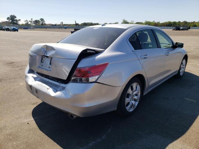 JHMCP26808C044719 - 2008 HONDA ACCORD EXL SILVER photo 4