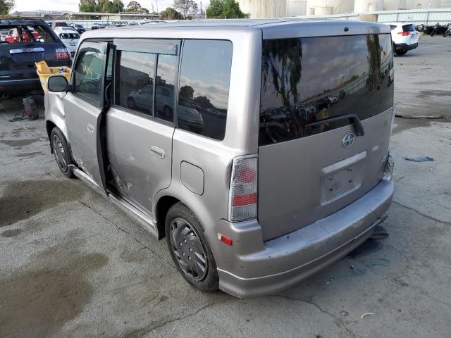 JTLKT324440140855 - 2004 TOYOTA SCION XB SILVER photo 3