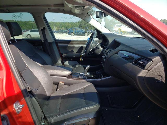 5UXWZ7C39H0V91728 - 2017 BMW X3 SDRIVE2 RED photo 5