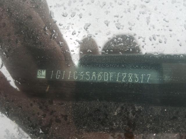 1G11C5SA6DF128317 - 2013 CHEVROLET MALIBU 1LT Ақ фото 10