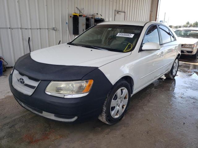 5NPET46C68H363794 - 2008 HYUNDAI SONATA GLS WHITE photo 2