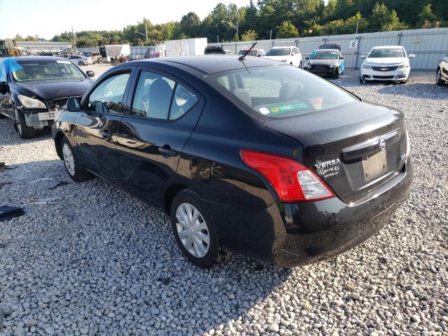 3N1CN7AP5CL916783 - 2012 NISSAN VERSA S BLACK photo 3