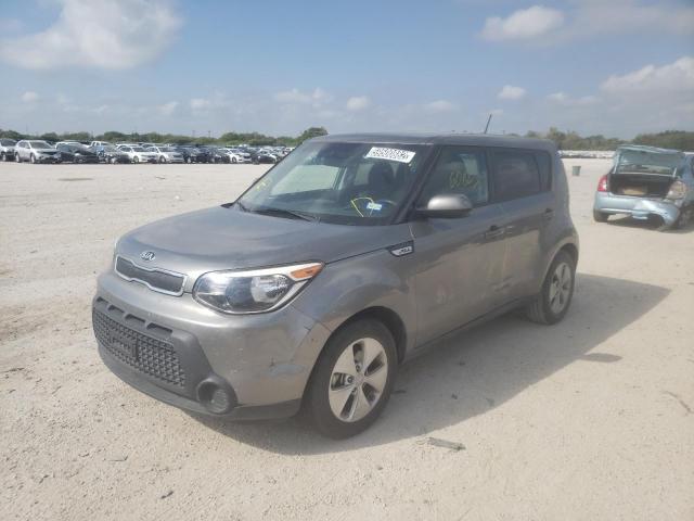 KNDJN2A27G7275402 - 2016 KIA SOUL GRAY photo 2