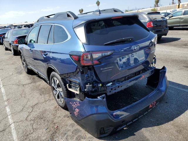 4S4BTANC6N3224609 - 2022 SUBARU OUTBACK LI BLUE photo 3