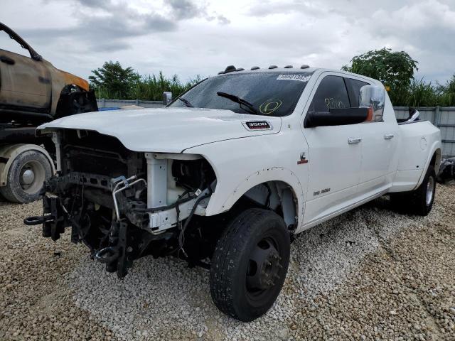 3C63RRML0KG623913 - 2019 RAM 3500 LARAM WHITE photo 2