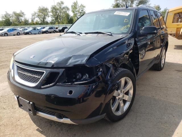 5S3ET13M072803479 - 2007 SAAB 9-7X 5.3I BLACK photo 2