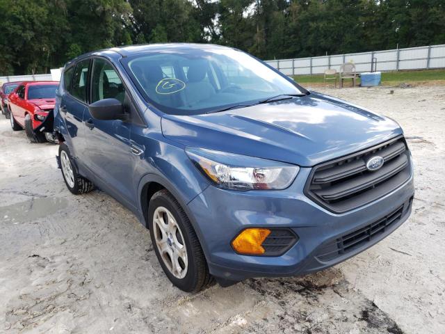 1FMCU0F71JUC27600 - 2018 FORD ESCAPE S BLUE photo 1