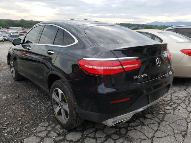 WDC0J4KB9JF404023 - 2018 MERCEDES-BENZ GLC COUPE BLACK photo 3