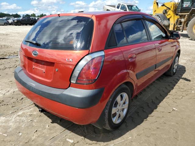 KNADE243796532968 - 2009 KIA RIO 5 SX RED photo 4