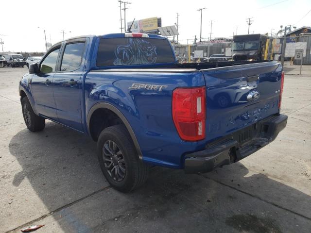 1FTER4EH3LLA58656 - 2020 FORD RANGER XL BLUE photo 3