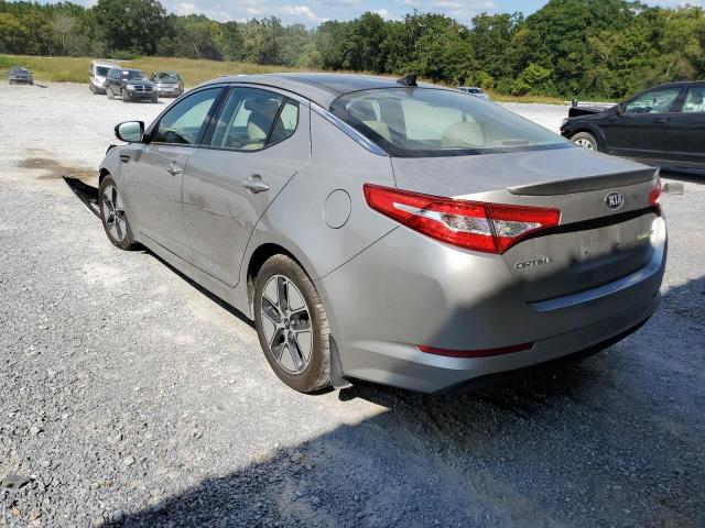 KNAGM4AD1D5057325 - 2013 KIA OPTIMA HYB SILVER photo 3