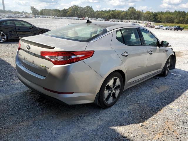 KNAGM4AD1D5057325 - 2013 KIA OPTIMA HYB SILVER photo 4