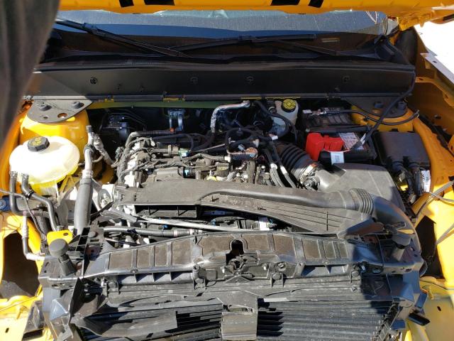 3FMCR9B65NRD40160 - 2022 FORD BRONCO SPO YELLOW photo 7