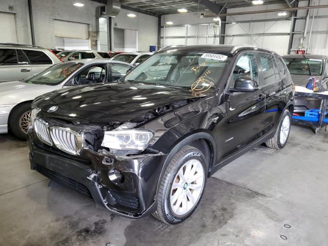 5UXWX9C5XF0D55608 - 2015 BMW X3 XDRIVE2 BLACK photo 2