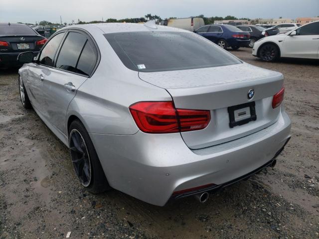 WBA8B3G36HNU35907 - 2017 BMW 340 I SILVER photo 3