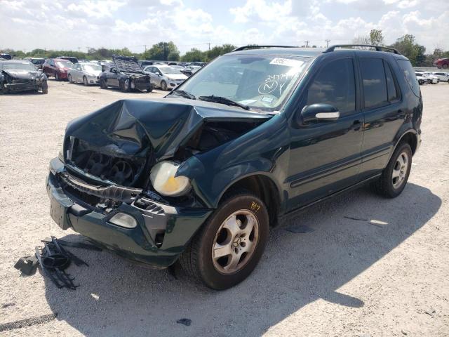 4JGAB54E42A346224 - 2002 MERCEDES-BENZ ML 320 GREEN photo 2