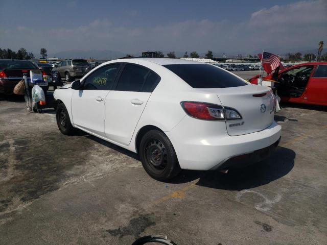 JM1BL1SF0A1305727 - 2010 MAZDA 3 I WHITE photo 3