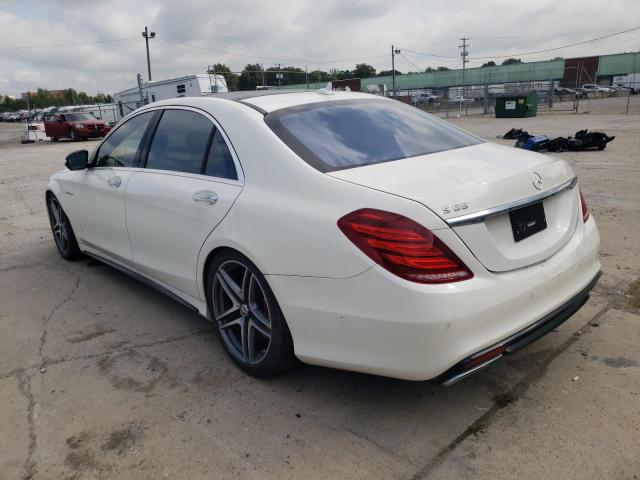 WDDUG7KB1FA157971 - 2015 MERCEDES-BENZ S 65 AMG WHITE photo 3