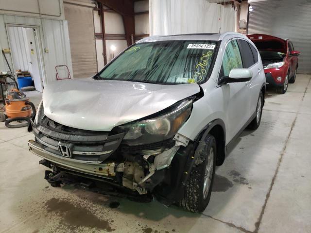 5J6RM4H71CL023160 - 2012 HONDA CR-V EXL SILVER photo 2