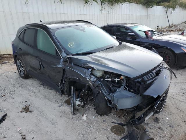 1FMCU0H69LUB10239 - 2020 FORD ESCAPE SEL GRAY photo 1