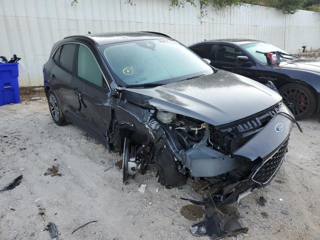 1FMCU0H69LUB10239 - 2020 FORD ESCAPE SEL GRAY photo 9