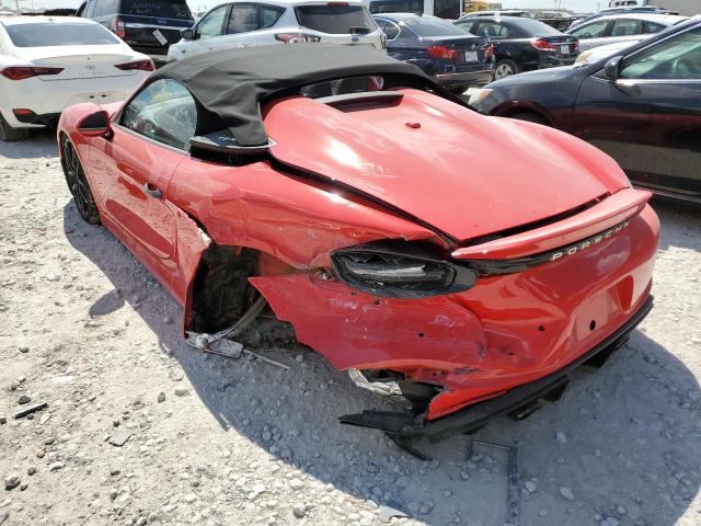 WP0CC2A86NS235552 - 2022 PORSCHE BOXSTER SP RED photo 3