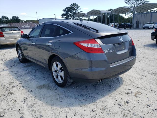 5J6TF1H57AL003425 - 2010 HONDA ACCORD CRO GRAY photo 3